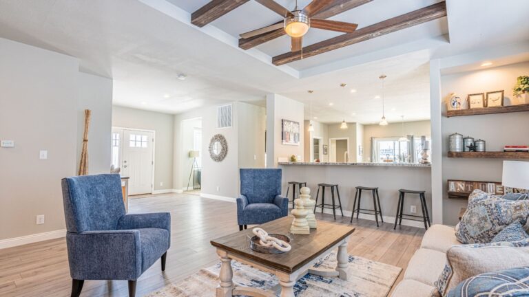 Interior of a modern manufactured home