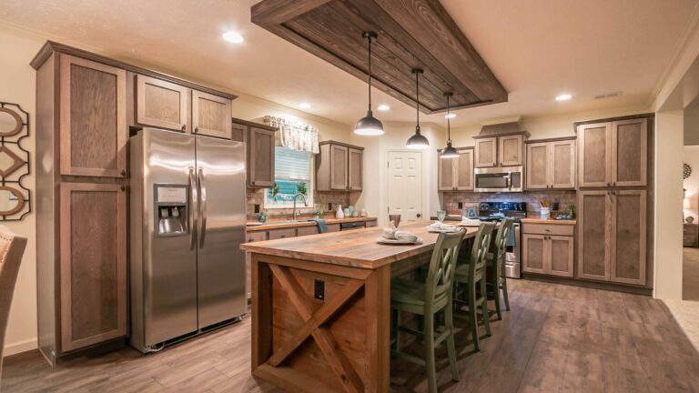 Interior of a modern manufactured home