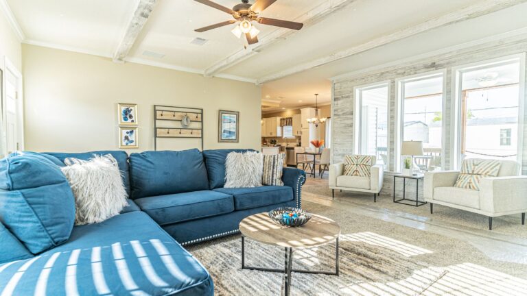 Interior of a modern manufactured home