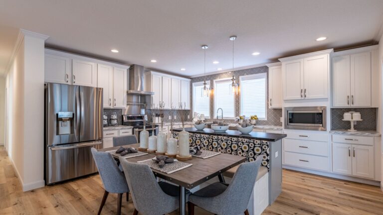 Interior of a modern manufactured home